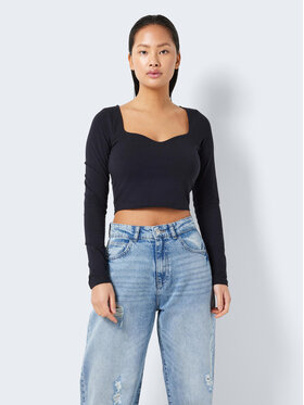 Noisy May Noisy May Блуза Kerry 27027538 Черен Cropped Fit