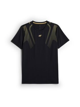 4F 4F Koszulka techniczna GOLDEN WARRIOR Czarny Regular Fit
