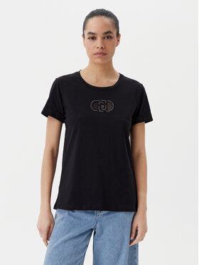 Liu Jo Sport Liu Jo Sport Tricou TA5180 JS923 Negru Regular Fit