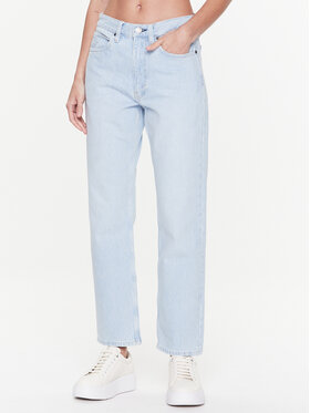 Calvin Klein Calvin Klein Jeans hlače K20K205162 Modra Boyfriend Fit