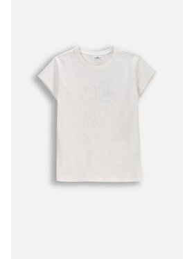 Coccodrillo Coccodrillo T-Shirt WC6143201TUG-003 Kremowy Regular Fit