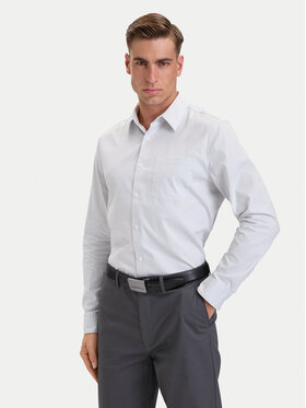 Calvin Klein Calvin Klein Πουκάμισο Eoe Oxford LV04LH111G Λευκό Regular Fit