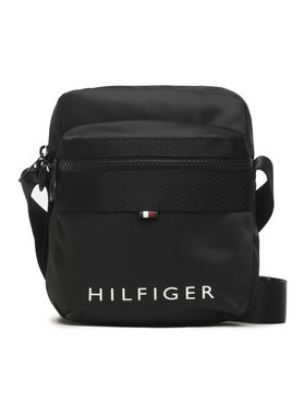 Tommy Hilfiger Tommy Hilfiger Maža rankinė Th Skyline Mini Reporter AM0AM11323 Juoda