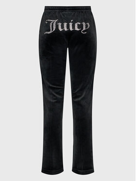 Juicy Couture Juicy Couture Долнище анцуг Tina JCAPW045 Черен Regular Fit