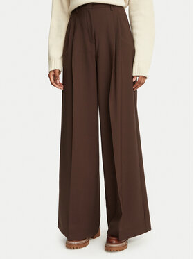 Weekend Max Mara Weekend Max Mara Pantaloni di tessuto Adelfi 2625136032 Marrone Regular Fit