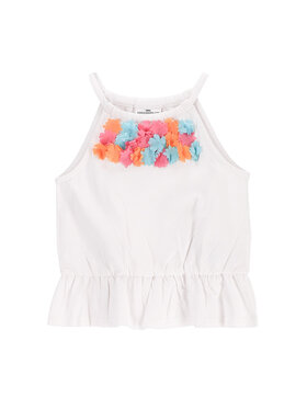 Coccodrillo Coccodrillo Top WC5143301FGK Bijela Regular Fit