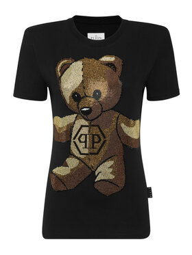 PHILIPP PLEIN PHILIPP PLEIN T-Shirt 1623 Černá Regular Fit