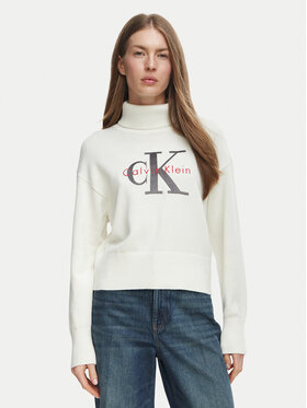 Calvin Klein Jeans Calvin Klein Jeans Rolák LV047H329G Krémová Regular Fit