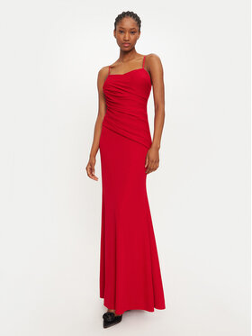 Rinascimento Rinascimento Rochie de seară 1000768835394 Roșu Slim Fit