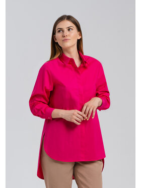 Look Made With Love Look Made With Love Koszula Havana Look 141 pink Różowy Over Fit