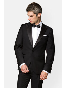Lancerto Lancerto Garnitur GA073122000020 Czarny Regular Fit