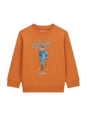 Guess Guess Pulóver N6GQ04 KA6R4 Narancssárga Regular Fit