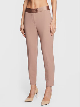 Imperial Imperial Hlače iz tkanine PVN2EAW Bež Slim Fit