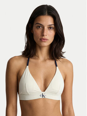 Calvin Klein Swimwear Calvin Klein Swimwear Góra od bikini LV00Q61225 Écru
