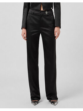 PHILIPP PLEIN PHILIPP PLEIN Spodnie materiałowe 31260 Czarny Straight Fit