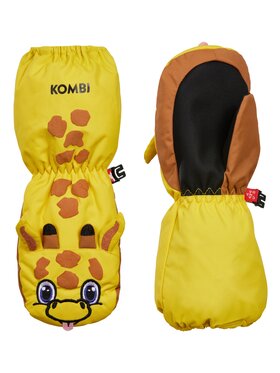 Kombi Kombi Rękawice narciarskie Animal Family Żółty