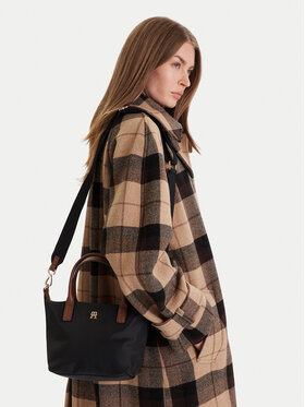 Tommy Hilfiger Tommy Hilfiger Táska Popette Mini Tote AW0AW17709 Fekete