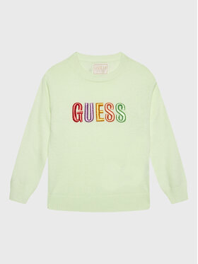 Guess Guess Pullover K3GR00 Z36I0 Grün Regular Fit