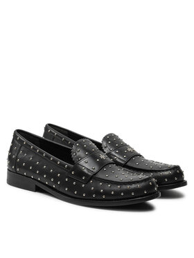 Tory Burch Loaferice Studded Classic Loafer 159881 Crna