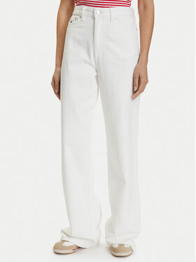 Tommy Jeans Tommy Jeans Džinsi DW0DW22648 Balts Straight Leg