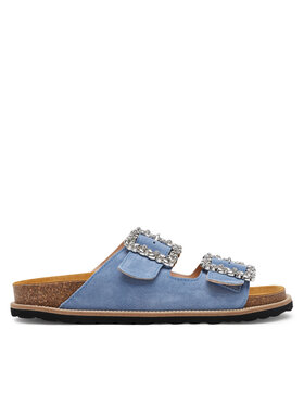 Pollini Pollini Klapki SA28373G0MTF0712 Błękitny