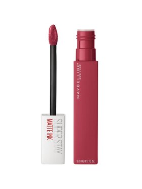 Maybelline Maybelline Super Stay Matte Ink długotrwała pomadka w płynie 80 Ruler 5ml Pomadka czarny