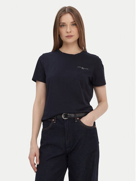 Tommy Hilfiger Tommy Hilfiger Marškinėliai 1985 WW0WW37877 Tamsiai mėlyna Regular Fit