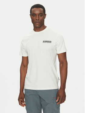Napapijri Napapijri T-Shirt S-Vignoni NP0A4ILX Écru Regular Fit