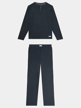 Tommy Hilfiger Tommy Hilfiger Pižama UB0UB00507 Tamsiai mėlyna Regular Fit