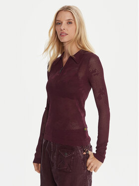 G-Star Raw G-Star Raw Halenka Pointelle D26657-B754 Bordó Slim Fit