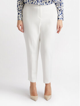 Fiorella Rubino Fiorella Rubino Pantaloni di tessuto P180L002203N011 Bianco Regular Fit