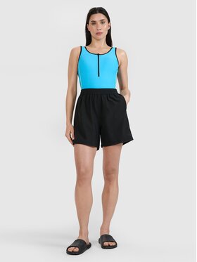 4F 4F Szorty plażowe 4FWSS25UBDSF149-20S Czarny Regular Fit