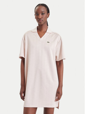 Lacoste Lacoste Haljina za svaki dan EF8309 Svijetlo roza Regular Fit