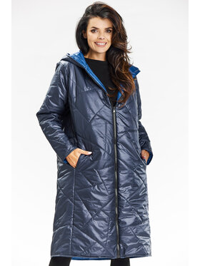 Awama Awama Giacca da donna A685 Blu scuro Basic Fit