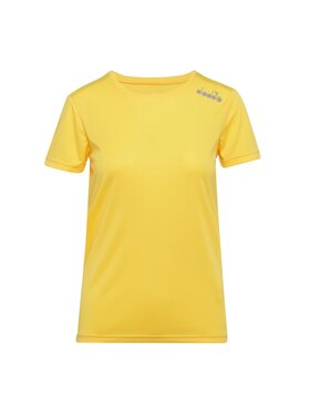Diadora Diadora T-Shirt L. SS CORE TEE Żółty Basic Fit