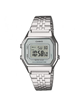 Casio Casio Zegarek Vintage LA680WEA-7EF Srebrny