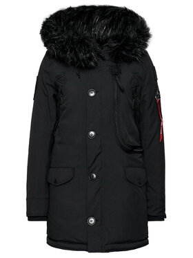 Alpha Industries Alpha Industries Kurtka zimowa Polar 123002 Czarny Regular Fit