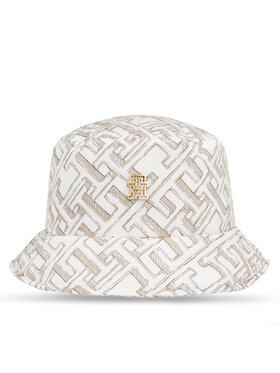 Tommy Hilfiger Tommy Hilfiger Kapelusz Monogram All Over Bucket Hat AW0AW15296 Beżowy
