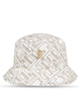 Tommy Hilfiger Tommy Hilfiger Skrybėlė Monogram All Over Bucket Hat AW0AW15296 Smėlio