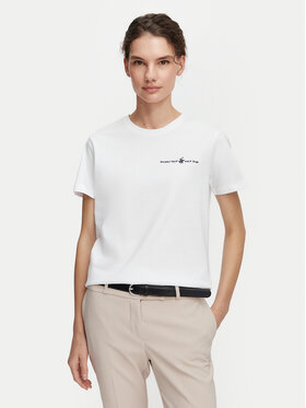 Beverly Hills Polo Club Beverly Hills Polo Club T-Shirt P-SS26W-TS085 Bílá Regular Fit