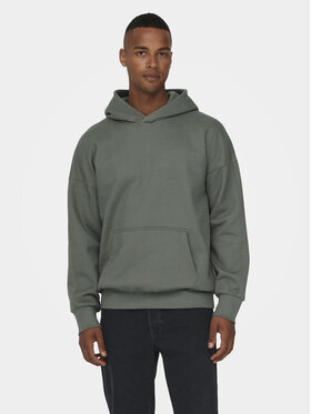 Only & Sons Only & Sons Pulóver Dan 22026661 Zöld Relaxed Fit