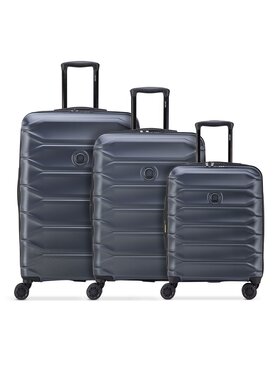 Delsey Paris Delsey Paris Komplet walizek 301416 Niebieski jasny