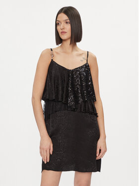 Liu Jo Liu Jo Коктейлна рокля CA4209 T3846 Черен Regular Fit