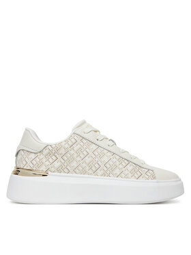 Tommy Hilfiger Tommy Hilfiger Tenisice Monogram Platform Snk FW0FW09155 Écru