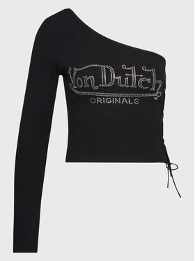 Von Dutch Von Dutch Majica Avery 6224026 Crna Regular Fit