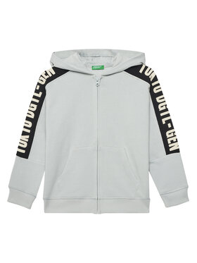 United Colors Of Benetton United Colors Of Benetton Majica dugih rukava 3J68C504R Siva Regular Fit