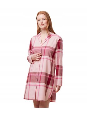 Triumph Triumph Koszula nocna Boyfriend NDW X Checks Różowy Regular Fit