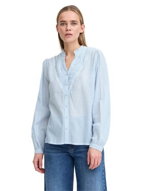 ICHI ICHI Koszula Camicia ihromancy Niebieski Regular Fit