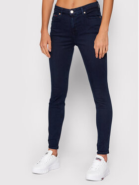 Tommy Jeans Tommy Jeans Traperice Nora DW0DW09209 Tamnoplava Skinny Fit