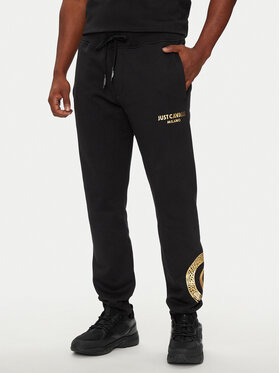 Just Cavalli Just Cavalli Teplákové nohavice 77OAAT01 Čierna Regular Fit